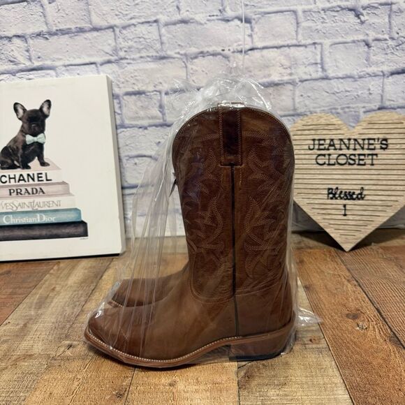 Brad Paisley Moonshine Spirit Mens Crazy Horse Leather Western Boots 9.5 D BBM85 main image 5